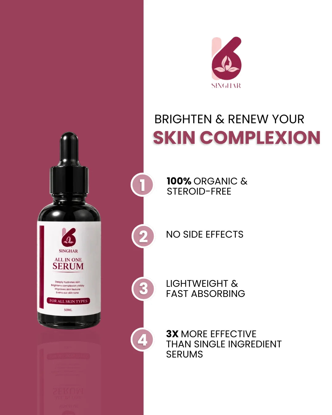 Singhar All-in-One Whitening Serum