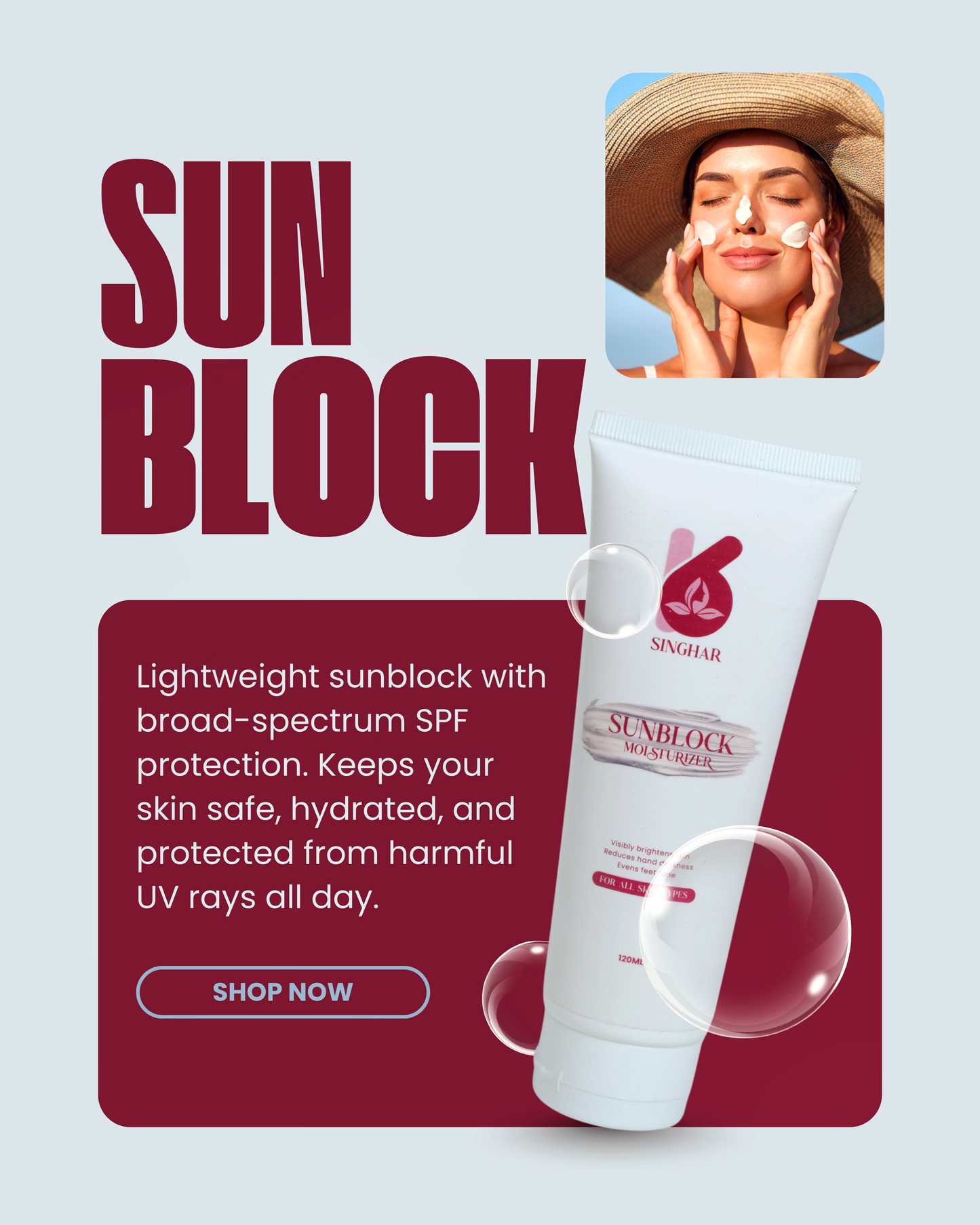 Singhar Sunblock Moisturizer